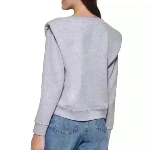 Calvin Klein Shoulders Padd Sweatshirt - Picture 2 of 7